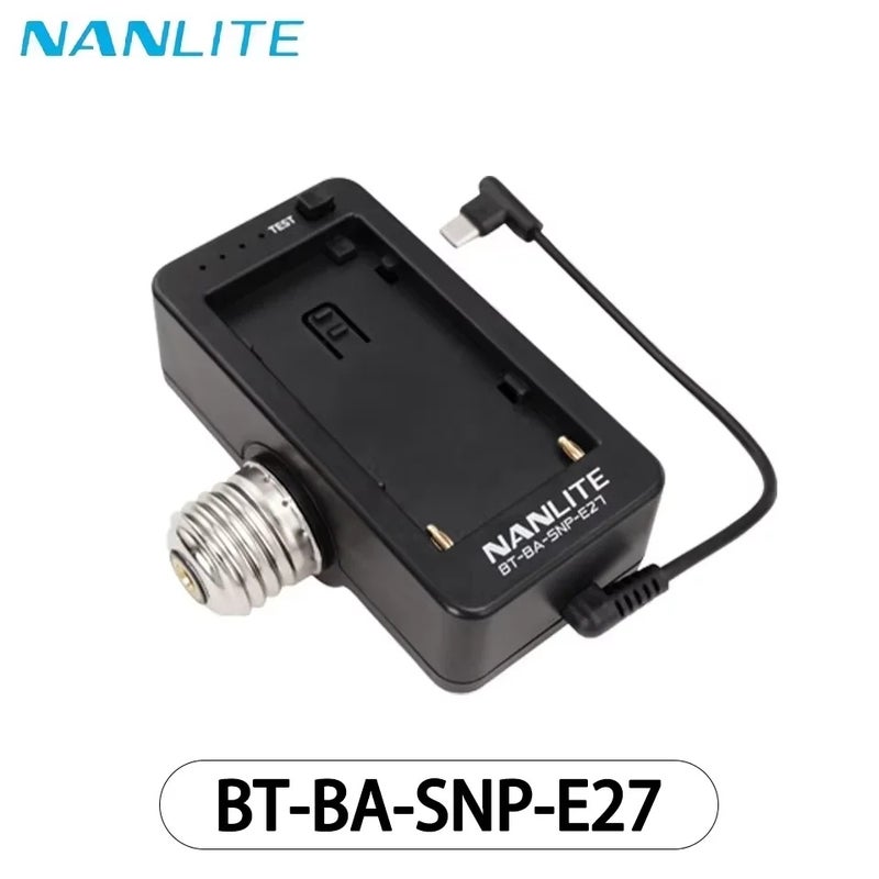 نانليت إضاءة استوديو تصوير Nanlite, BT-BA-SNP-E27 - Image 1