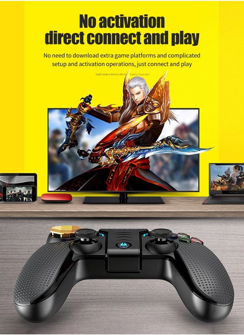 MileMelo - New Wireless Gamepad Joystick Multimedia Game Controller For iOS iPhone Android Black - Image 1