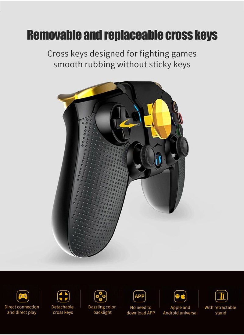 MileMelo - New Wireless Gamepad Joystick Multimedia Game Controller For iOS iPhone Android Black - Image 1