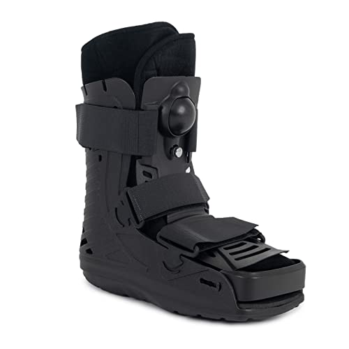 GHORTHOUD Air Cam Walker Fracture Boot Medical Inflatable Walking Boot Orthopaedic Boot for Sprained Ankle Short Air Walker Brace for Broken Foot Achilles Tendon Injury Black Large - Image 1