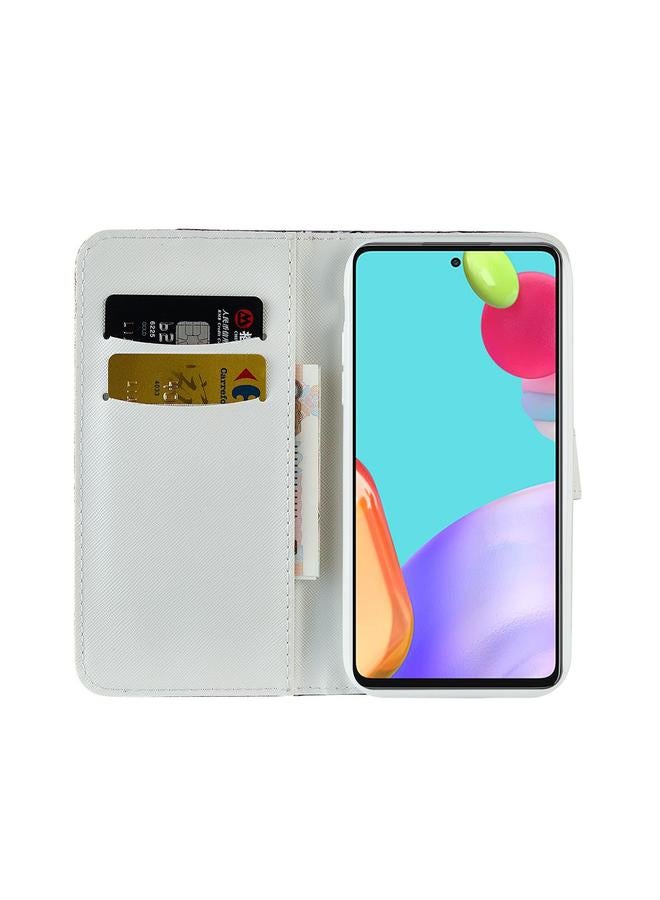 اس-توب جراب لهاتف Samsung Galaxy A33 5G مصنوع من جلد التمساح اللامع بلون الليزر المطابق - Image 4