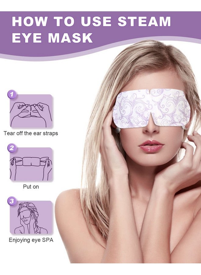 ProCIV 16 Packs Steam Eye Masks For Dark Circles And Puffiness Self Heated Eye Mask Disposable Sleep Mask Soothing Headache Relief Dry Eyes Stress Relief Relief Eye Fatigue Spa Gifts Travel Essentials - Image 4