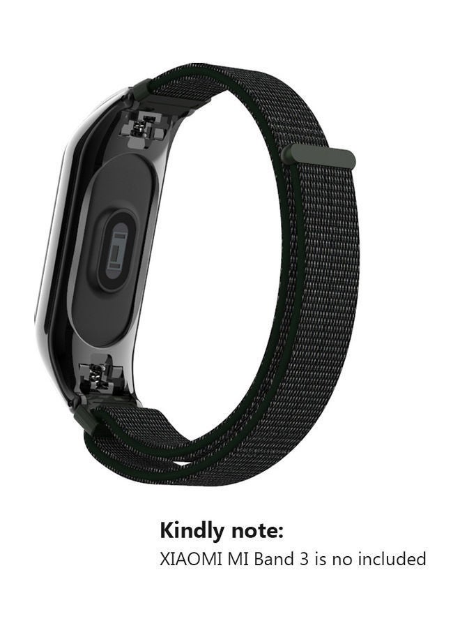 NIBEMINENT Nylon Watch Release Buckle Replacement Sport Bracelet Strap For XIAOMI MI Band 3 19 x 6 2cm Black - Image 3