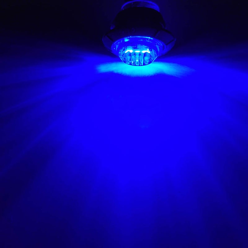 KEING 10 Pack Waterproof Marine Boat LED Lights, LED Underwater Lighting, Utility Led Interior Lights Navigation Lights Deck Courtesy Lights 12V for Yacht Boat Fishing Pontoon Sailboat Kayak (Blue) - Image 2