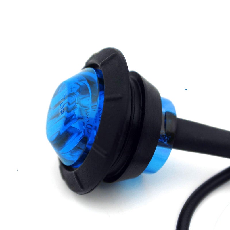 KEING 10 Pack Waterproof Marine Boat LED Lights, LED Underwater Lighting, Utility Led Interior Lights Navigation Lights Deck Courtesy Lights 12V for Yacht Boat Fishing Pontoon Sailboat Kayak (Blue) - Image 4