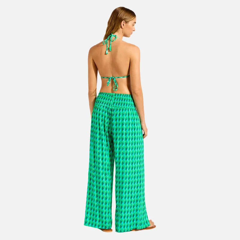 Seafolly  Sorrento Shirred Waist Wrap Pant - Women for Women | Best Price UAE