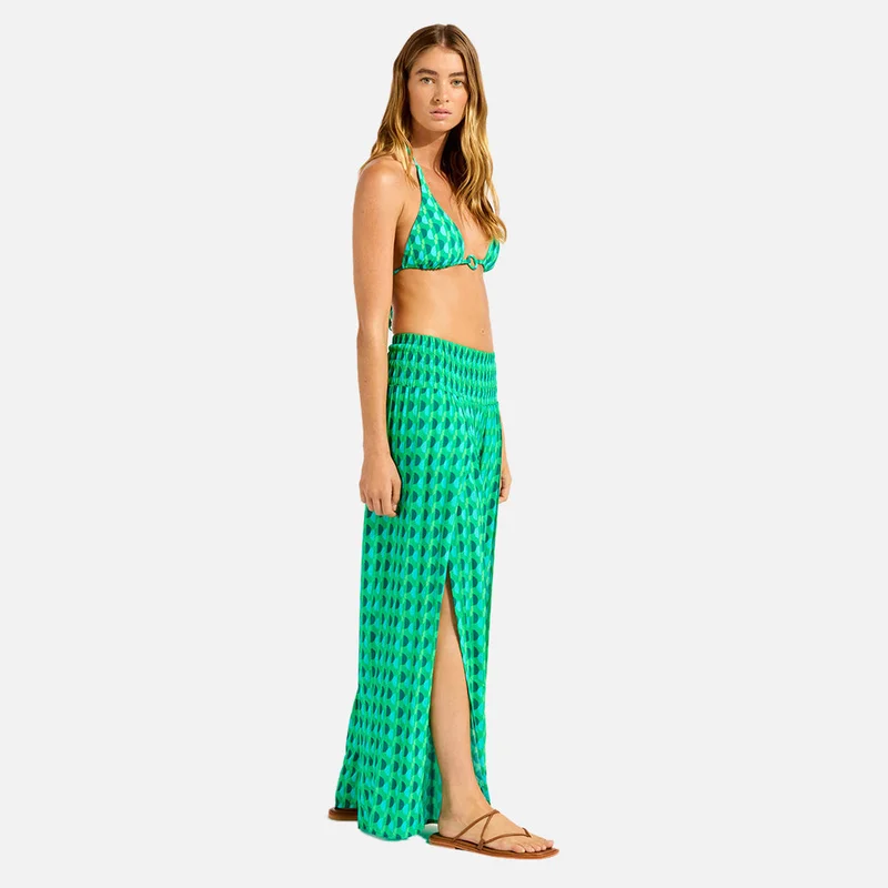 Seafolly  Sorrento Shirred Waist Wrap Pant - Women for Women | Best Price UAE