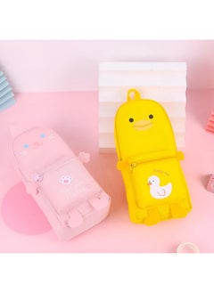 Happy Kids Happy Kids Zipper Pencil Pouch (Yellow)  - Image 4