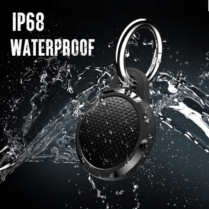 typecase حافظة مقاومة للماء لأير تاج، 4 حزمة حامل مفاتيح أير تاج متوافقة مع أبل أير تاج، حافظة واقية فائقة التحمل ضد الخدوش مع حلقة مفاتيح/حزام للأمتعة، حقيبة الظهر، طوق الكلب، أسود - Image 2