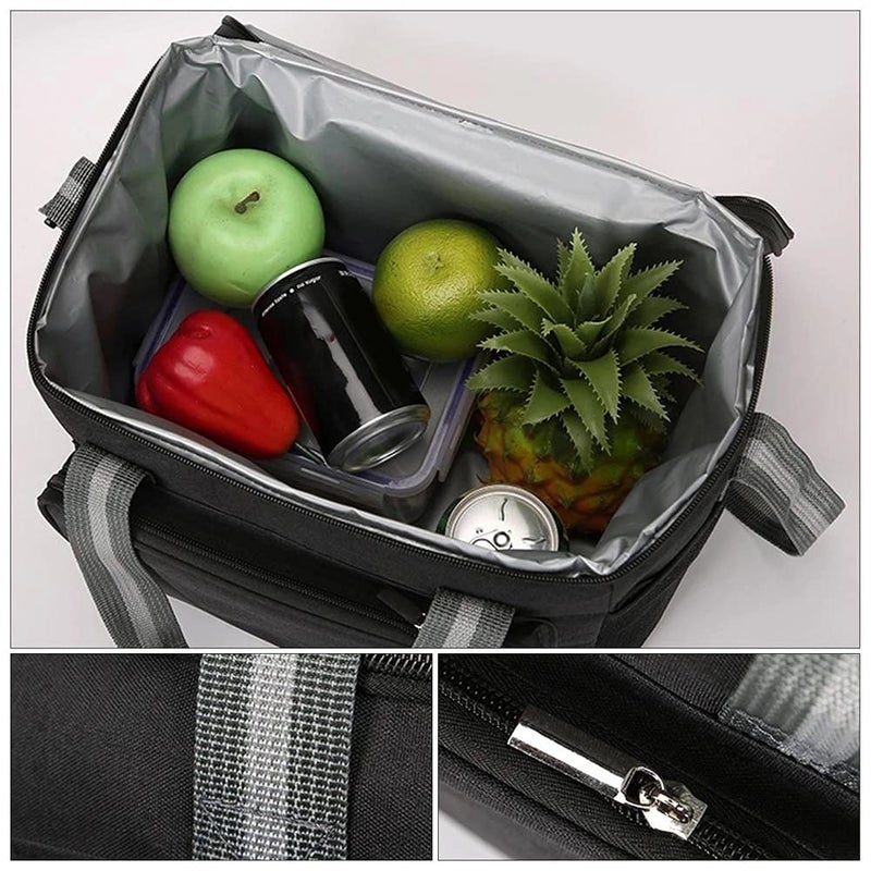 Upgrade Portable Lunch Thermal Insulated Bag Outdoor Keep Frozen or Warm Refrigerator Handbag - Image 4