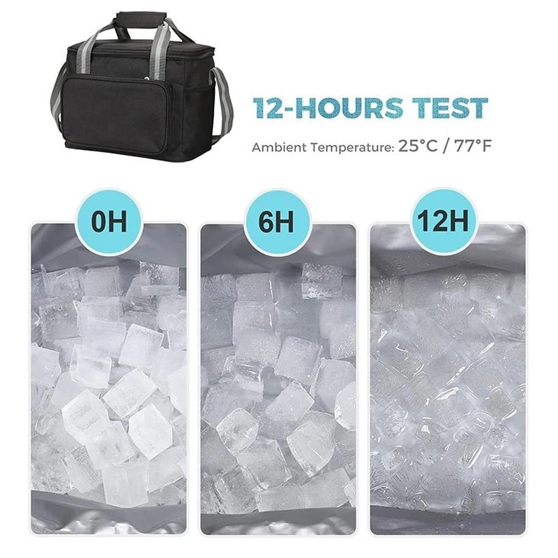 Upgrade Portable Lunch Thermal Insulated Bag Outdoor Keep Frozen or Warm Refrigerator Handbag - Image 3