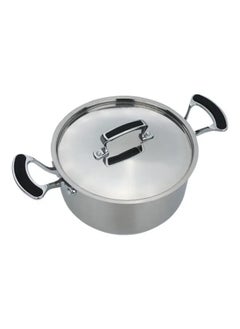 Alsaif Gallery Steel Pot with a Silicone Handle 18 cm  - Image 3