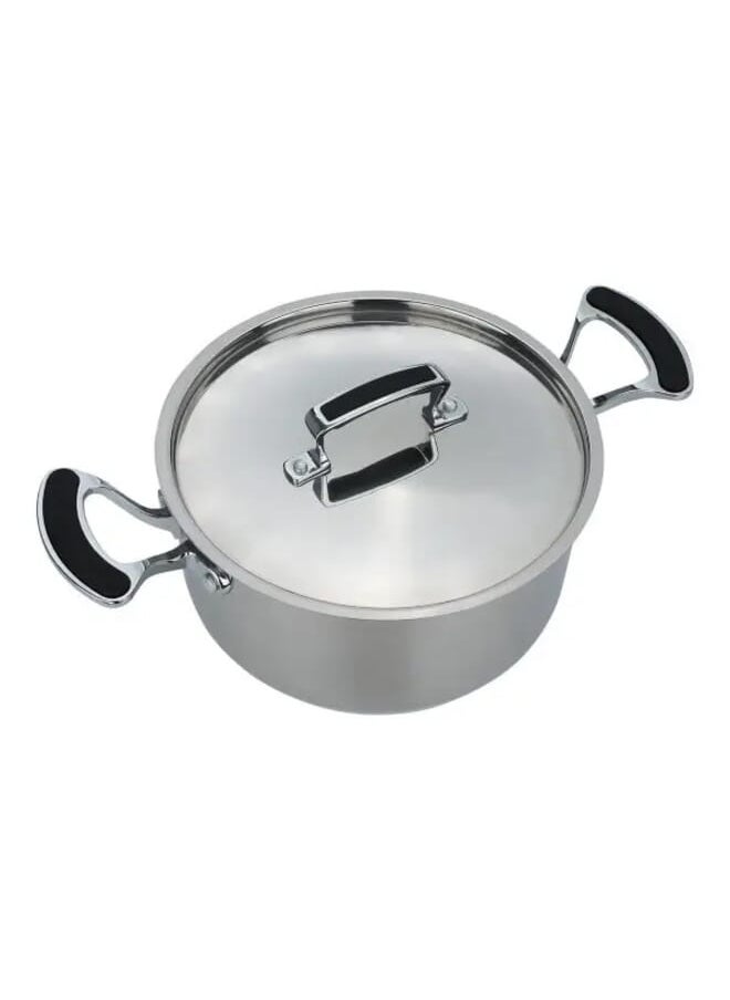 Alsaif Gallery Steel Pot with a Silicone Handle 18 cm  - Image 3