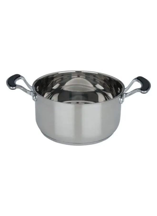Alsaif Gallery Steel Pot with a Silicone Handle 18 cm  - Image 4