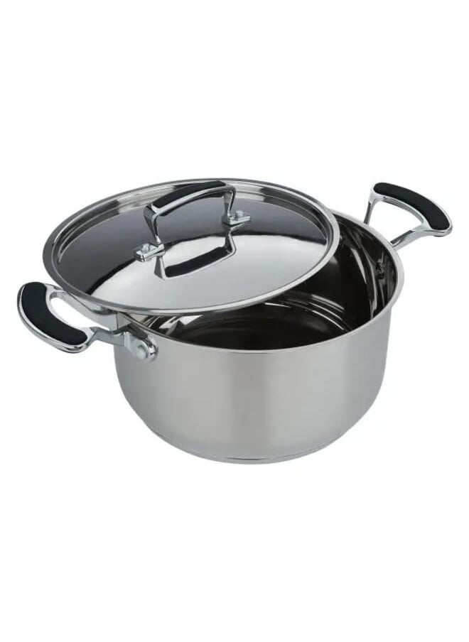Alsaif Gallery Steel Pot with a Silicone Handle 18 cm  - Image 2