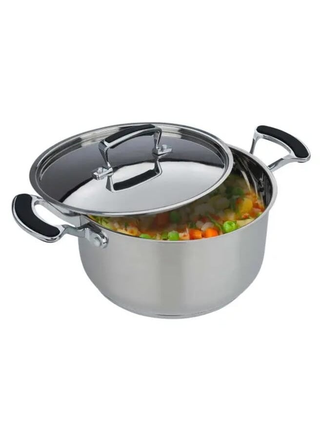 Alsaif Gallery Steel Pot with a Silicone Handle 18 cm  - Image 5