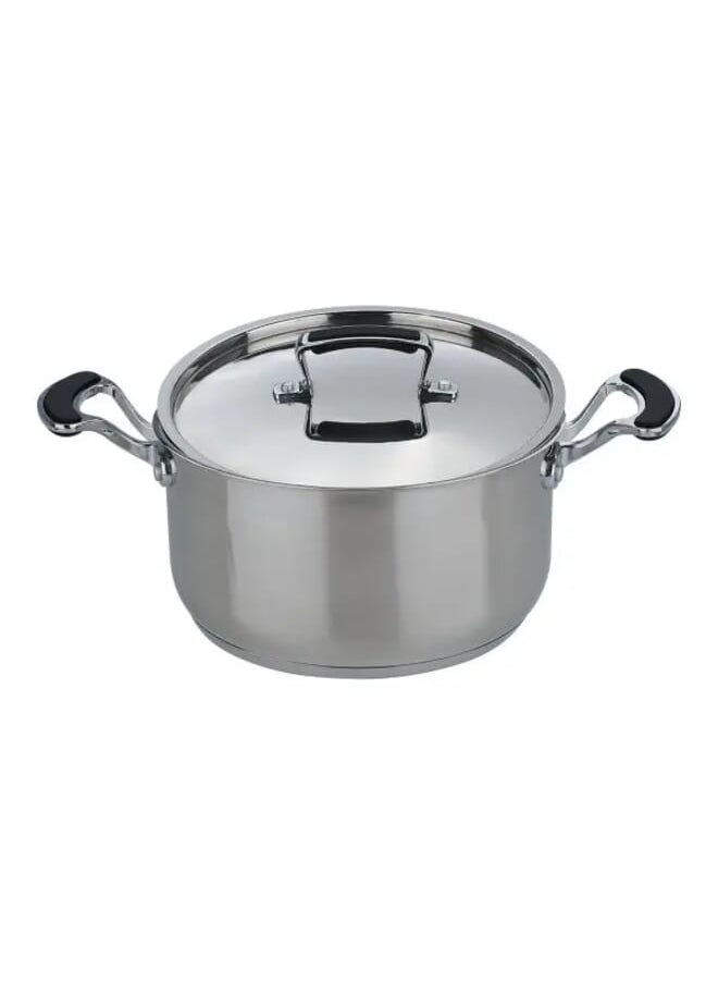 Alsaif Gallery Steel Pot with a Silicone Handle 18 cm  - Image 1
