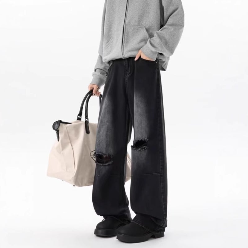 Unisex Casual Daily Denim Jeans - Image 2