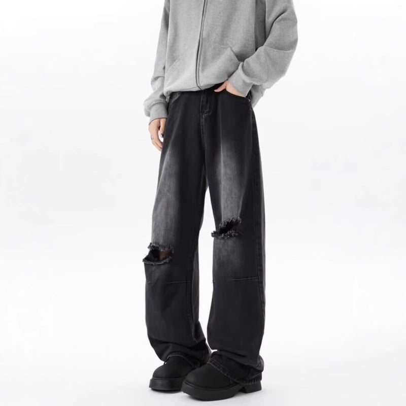 Unisex Casual Daily Denim Jeans - Image 3