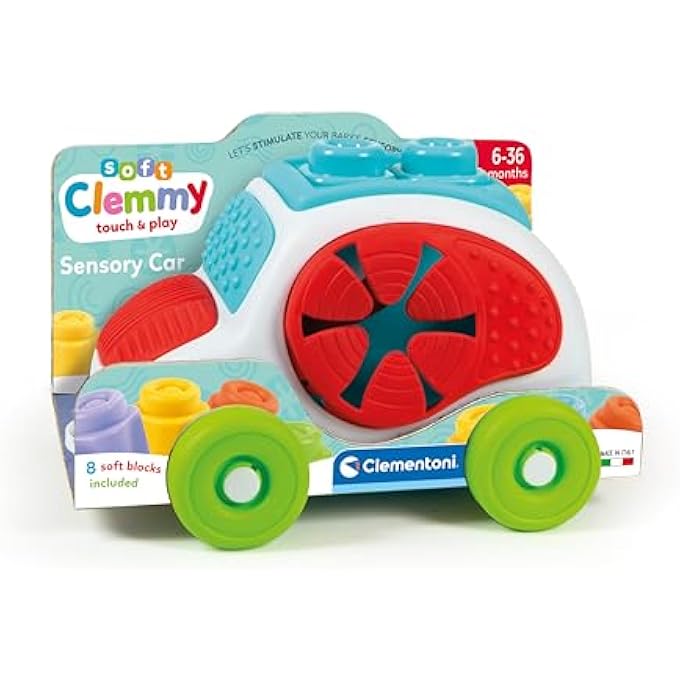 SOFT CLEMMY CAR, TOUCH, MOVE AND PLAY, SENSORY CAR, SENSORY TOY, MULTICOLOR - Image 5