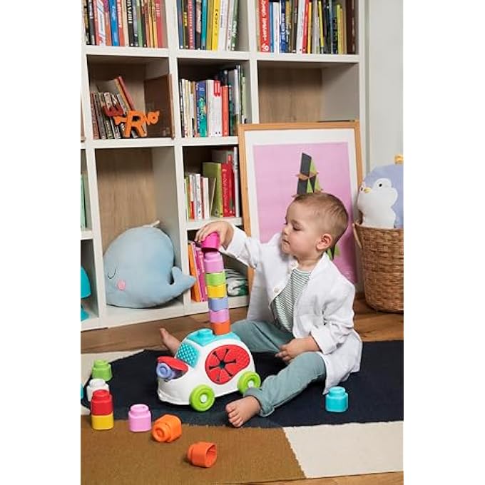 SOFT CLEMMY CAR, TOUCH, MOVE AND PLAY, SENSORY CAR, SENSORY TOY, MULTICOLOR - Image 4