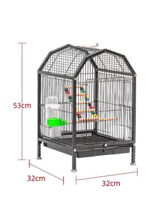 WALALLA Bird Cage Best for Pet Parrot Parakeet, Budgie, Cockatiel Cage 32*32*53cm - Image 4