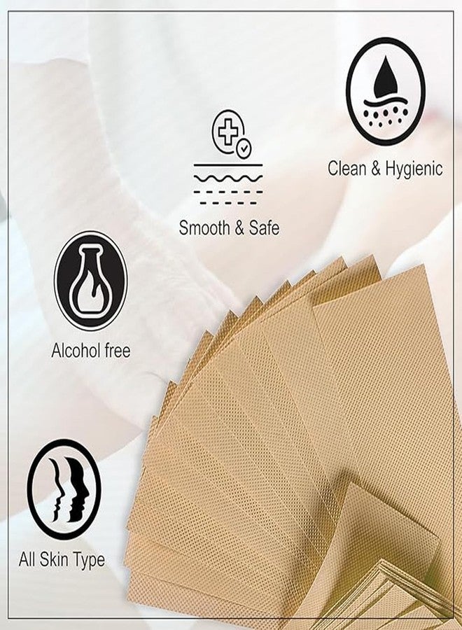SHOPING NOW(90 Pcs 120 Gsm) Waxing Strips for Face, Legs, Underarms, Facial Eyebrow, Hair Removal Plain Disposable Large WaxStrips Easy&Safe Wax Strips Paper Hair Removal for Men and Women Brown - Image 2