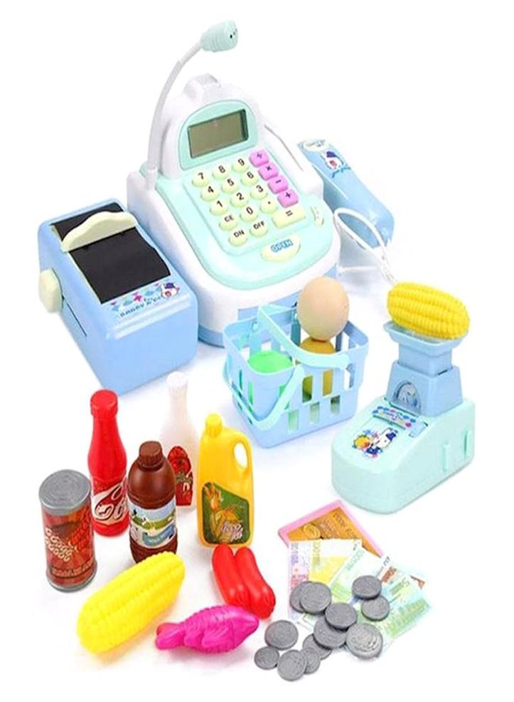 47-Piece Simulated Supermarket Counter Cashier Set - Image 1
