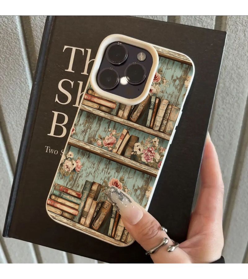حافظة هاتف من مادة TPU بتصميم كتاب قديم، مناسبة لـ iPhone 16 Pro Max و 14 و 15 و 13 Plus، حماية من السقوط مناسبة للأعمال، ألوان متنوعة - Image 3
