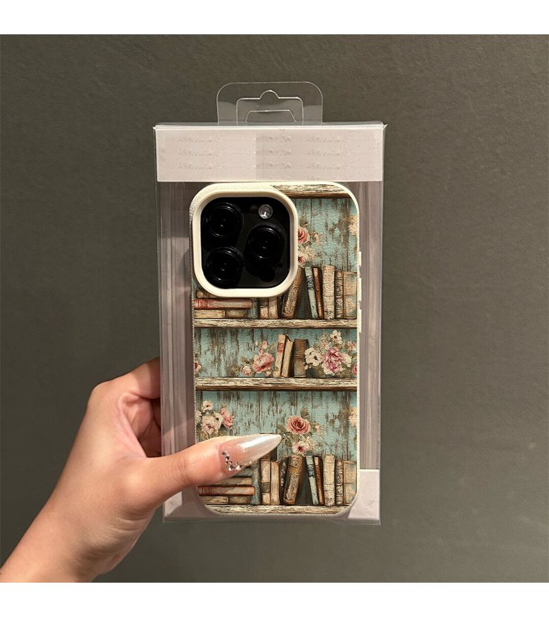 حافظة هاتف من مادة TPU بتصميم كتاب قديم، مناسبة لـ iPhone 16 Pro Max و 14 و 15 و 13 Plus، حماية من السقوط مناسبة للأعمال، ألوان متنوعة - Image 2