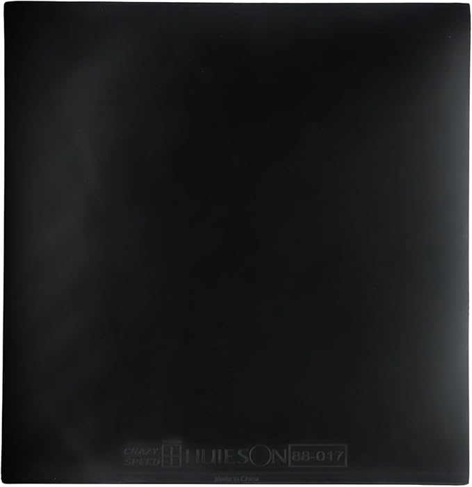 Professional Table Tennis Rubber Sheet Black 2 2mm Sponge High Elasticity Tackiness Replacement Cover - Image 1