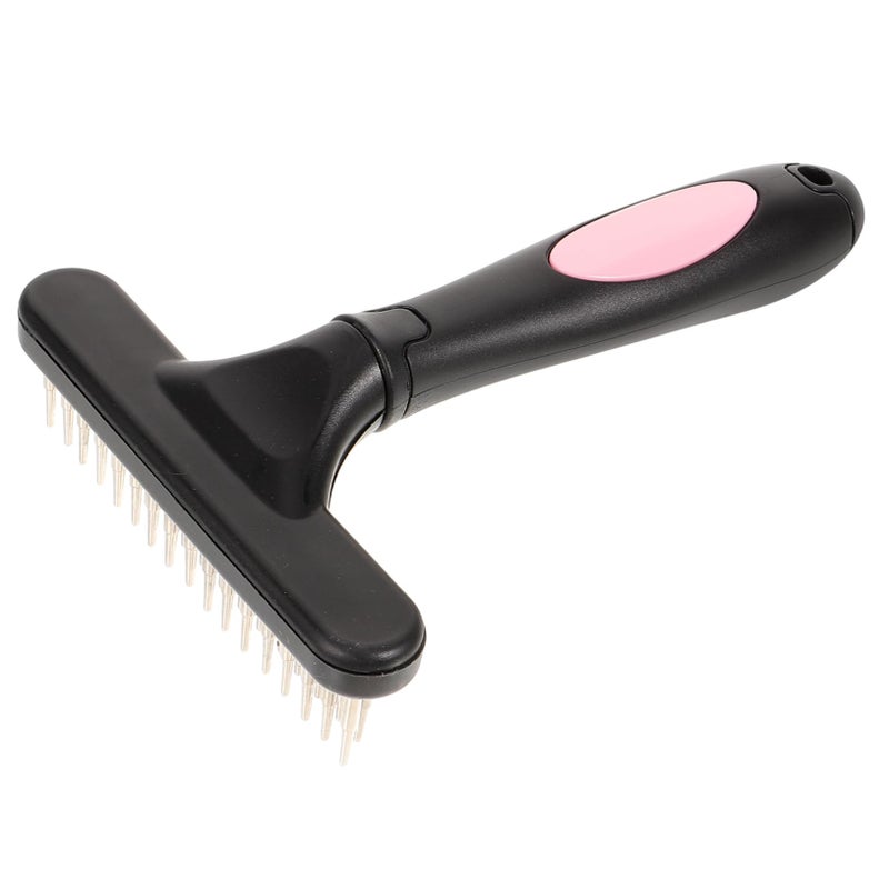 Horse Grooming Comb Brush Lint Remover Ergonomic Handle Pet Grooming Supplies - Image 2