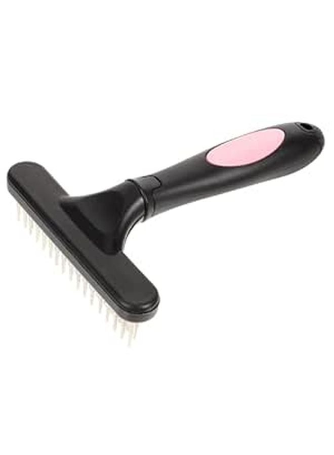 Horse Grooming Comb Brush Lint Remover Ergonomic Handle Pet Grooming Supplies - Image 1