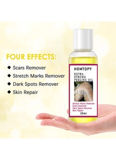 HOMTOPY Yellow Peeling Oil Super Strength Dead Skin Remover Skin Moisturizing Hydrating Butter Peeling Remove Dead Skin and Calluses on Feet and Hand Dark Spot Peeling Oil 100ml  - Image 3
