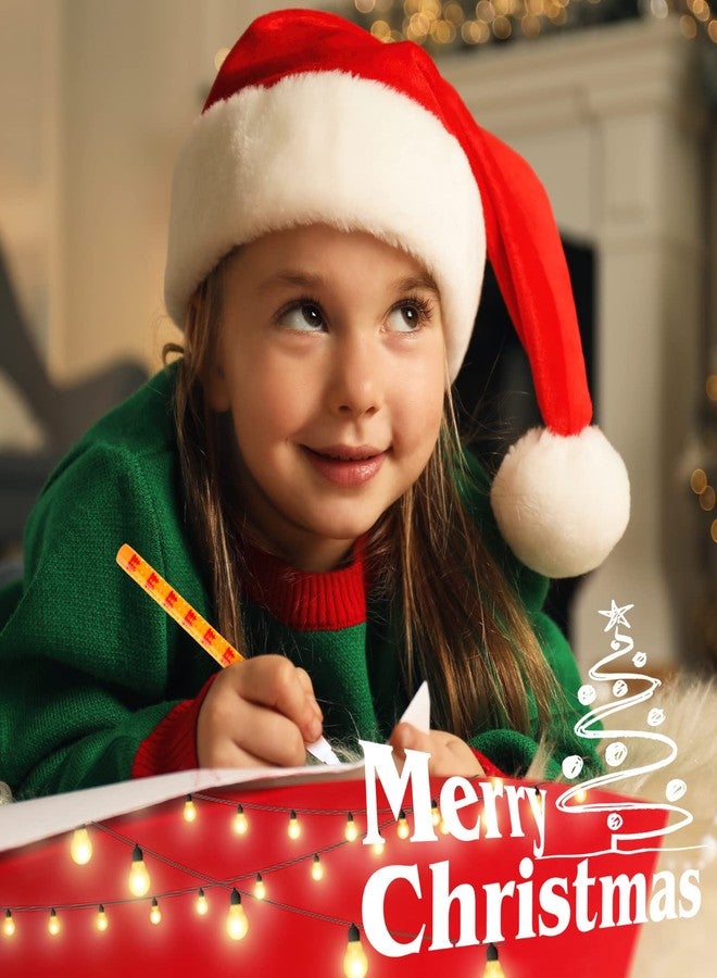 Teling Christmas Stackable Pencils Bulk with Eraser Translucent Pencil Multi Point Stackable Push Pencil Xmas Funny Christmas Winter Theme Pencil Set for School Office Student Teacher Supply(24 Pcs) - Image 5