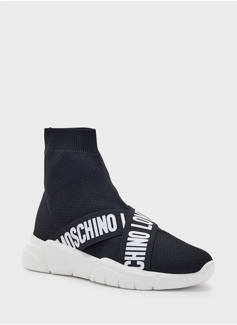 لوف موسكينو Ankle High Top Sneakers