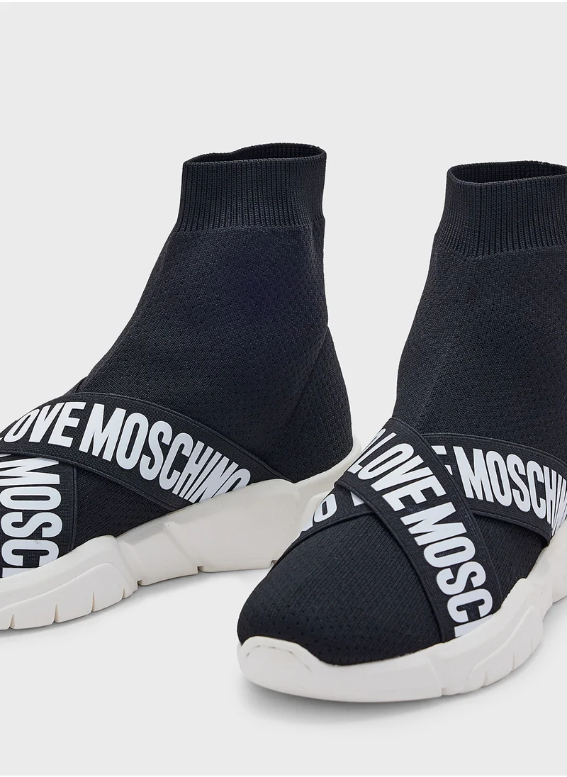 Love Moschino Ankle High Top Sneakers