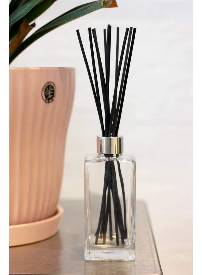 Feel Fragrance Feel Fragrance Glass Diffuser Bottles Diffuser Jars with Silver Caps Set of 4 - 5.5 inches High, 250ml 8.45 ounce. Fragrance Accessories Use for Diy Replacement Reed Diffuser Sets.  - Image 3