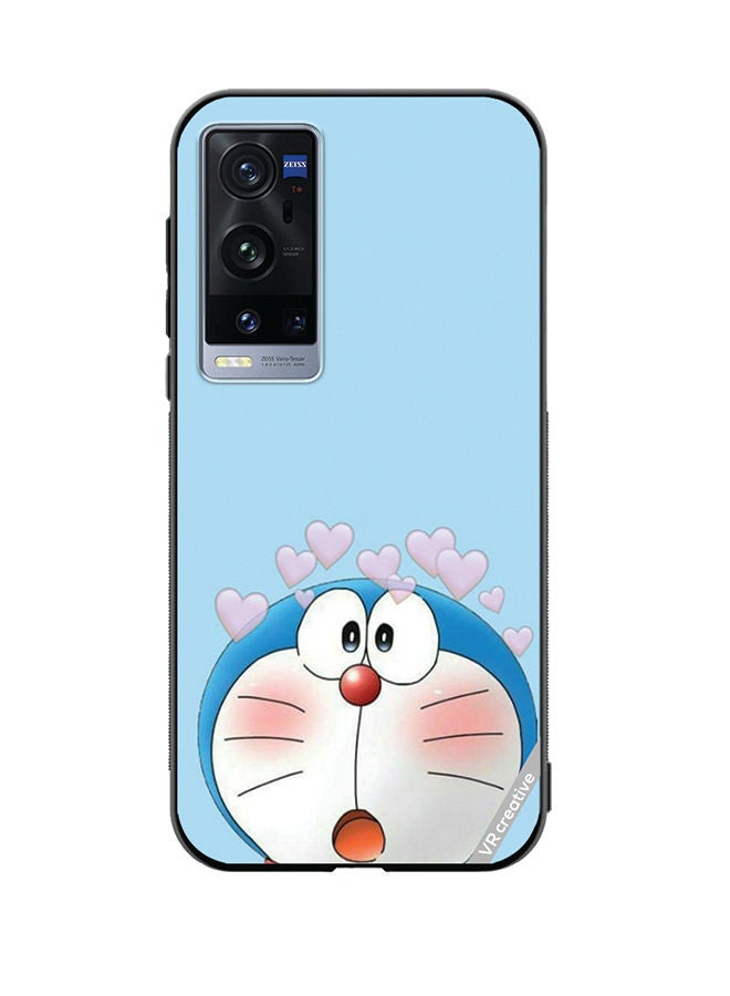 VR CREATIVE Protective Case Cover For Vivo X60 Pro Plus Doremon Design Multicolour - Image 1