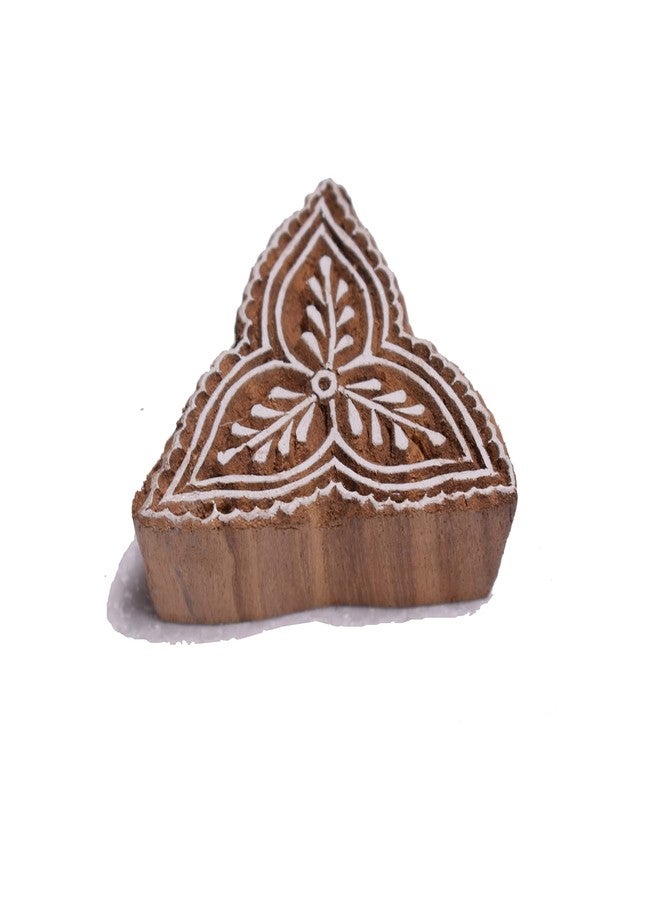 TwoGrams Wooden Blocks for Block Printing Stamp (Pack of 10) Stamps for Kids - Wooden Printing Stamps for Henna Fabric Textile Paper Clay Pottery - Image 4