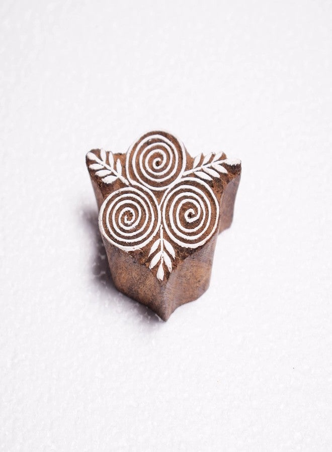 TwoGrams Wooden Blocks for Block Printing Stamp (Pack of 10) Stamps for Kids - Wooden Printing Stamps for Henna Fabric Textile Paper Clay Pottery - Image 5