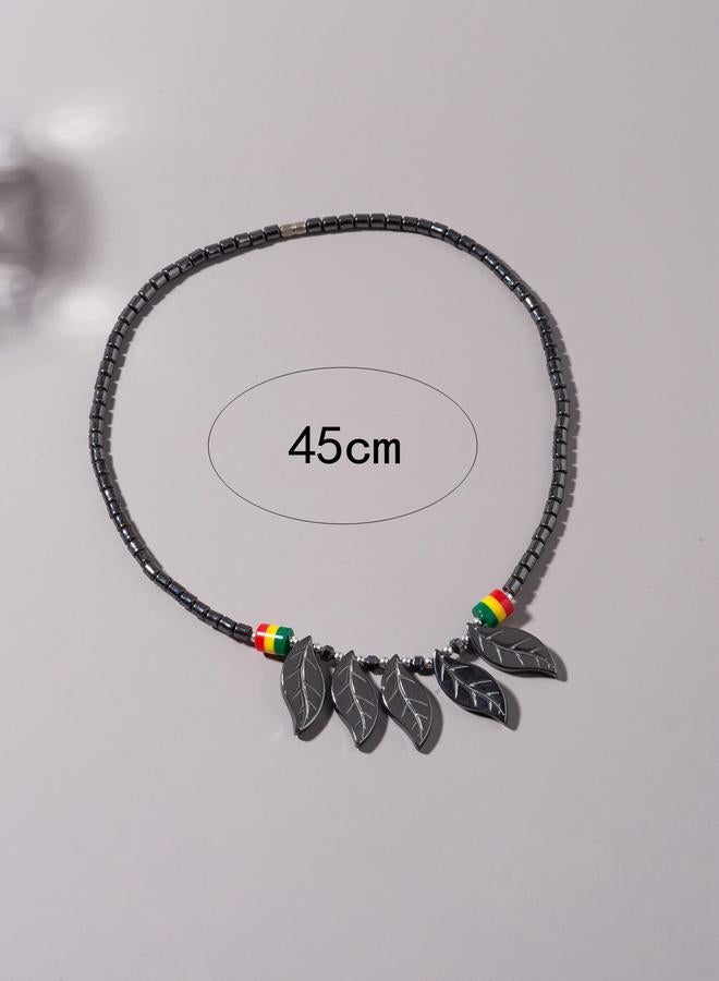 Take Two Leaf Shapes Necklace - Image 5