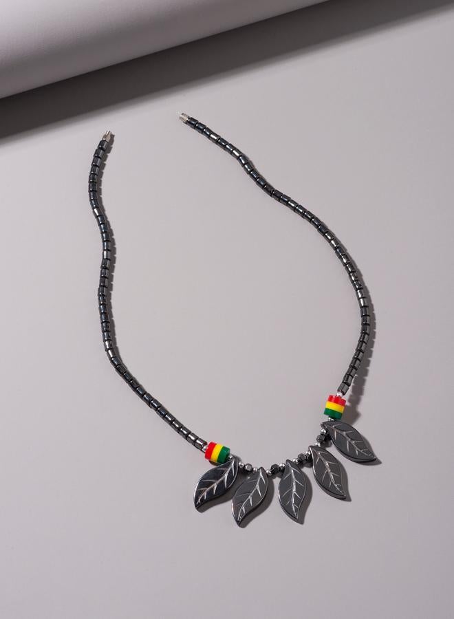 Take Two Leaf Shapes Necklace - Image 3