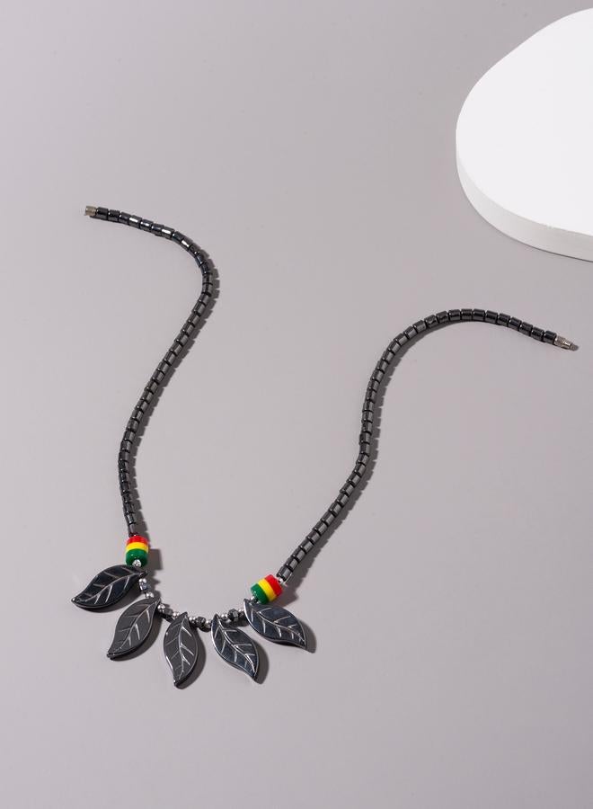 Take Two Leaf Shapes Necklace - Image 4