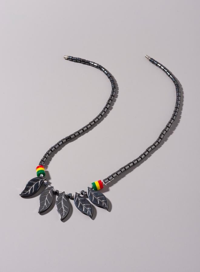 Take Two Leaf Shapes Necklace - Image 2