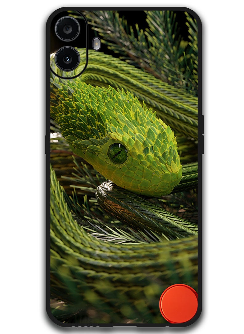 Theodor Protective Case Anti Scratch Shock Proof Bumper Cover For Nothing CMF Phone 1 snake_green_reptile - Image 1