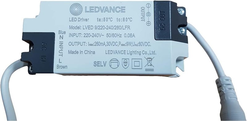 LEDVANCE LEDVANCE 9W Slim Round Downlight Luminaire - Image 5