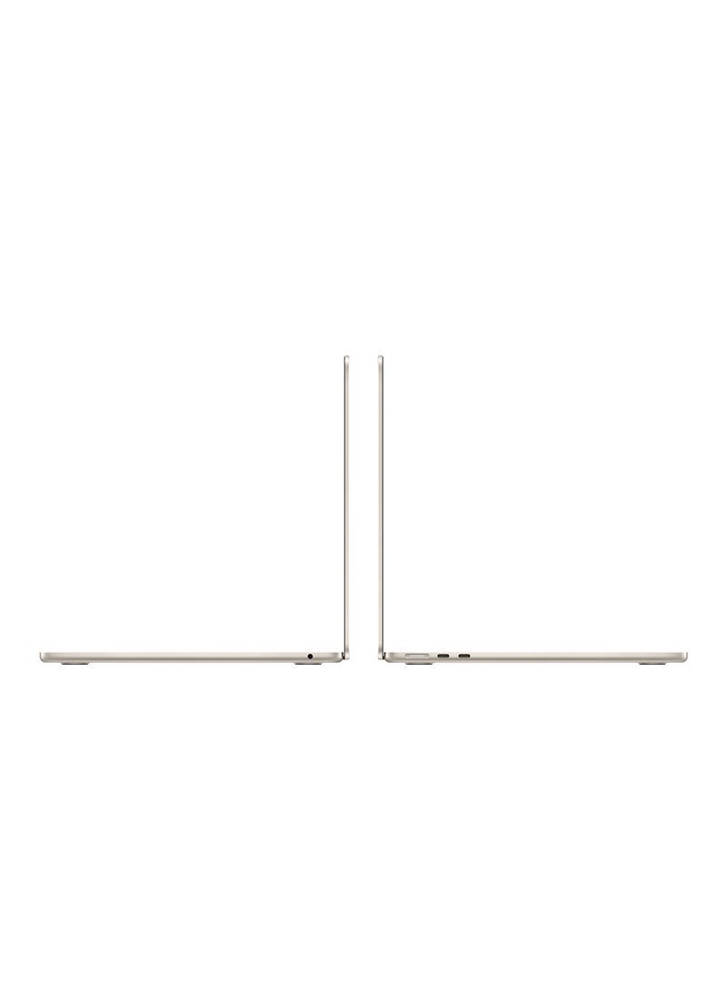 ابل  جهاز MacBook Air MRYT3 الجديد لعام 2024 بشاشة مقاس 15 بوصة، ووحدة معالجة مركزية Apple M3 Chip 8-Core ومعالج GPU 10-Core/ذاكرة الوصول العشوائي (RAM) سعة 8 جيجابايت/محرك أقراص SSD سعة 512 جيجابايت/بطاقة رسومات Intel UHD - Image 4