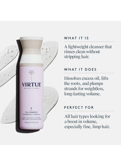 VIRTUE Vertu Complete Shampoo 2 fl oz | Alpha Keratin thickens and intensifies hair Sulfate-free, paraben-free, color-safe, vegan  - Image 2