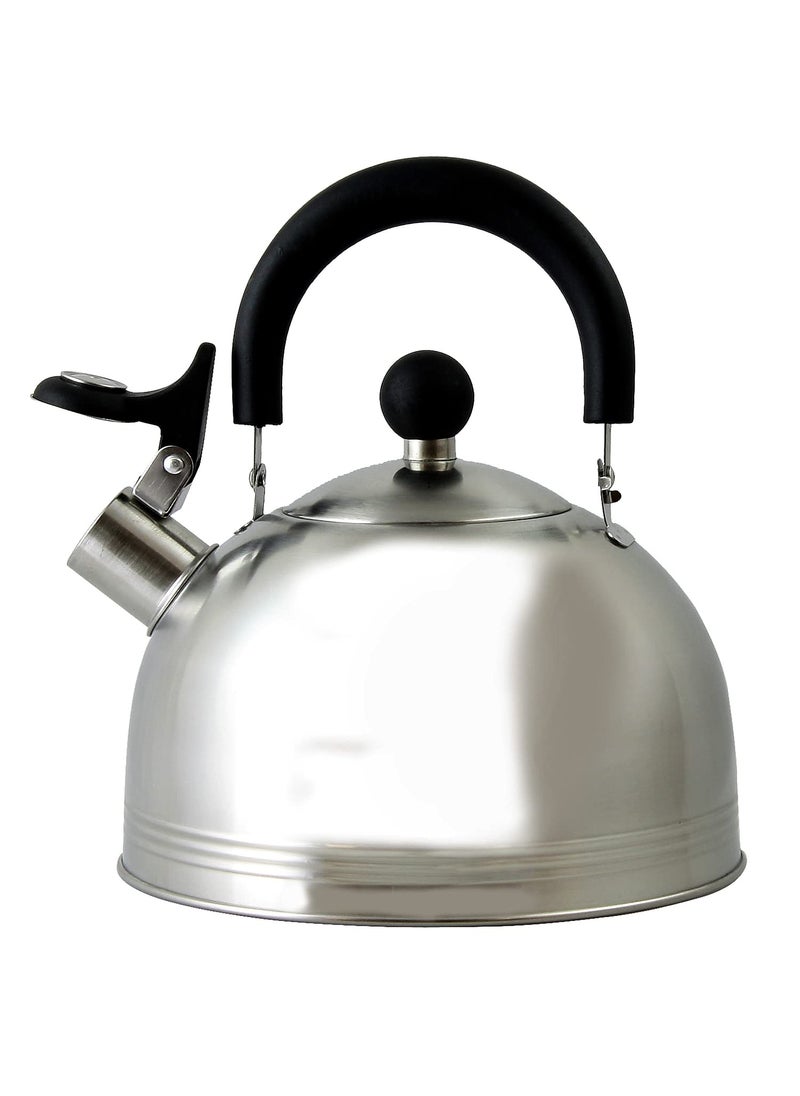 Mr. coffee Mr Coffee Carterton Stainless Steel Whistling Tea Kettle 15Quart Mirror Polish 